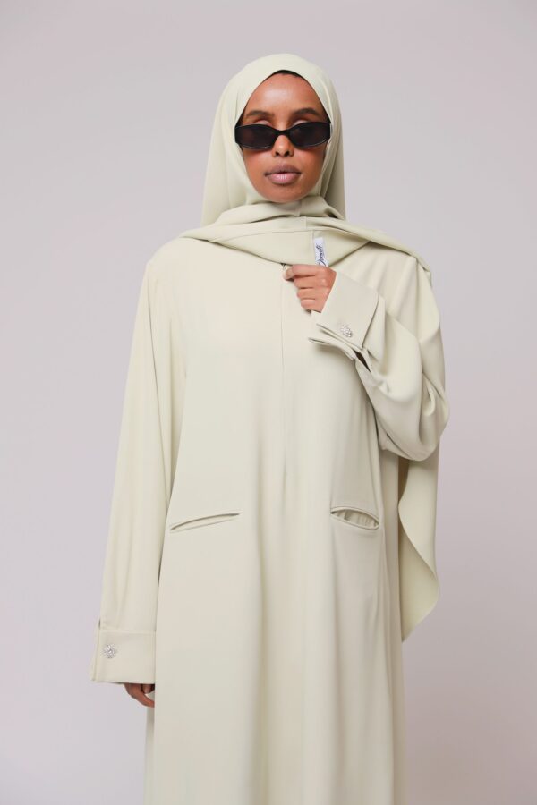 Tayseer set - Ice mint (ABAYA ONLY)