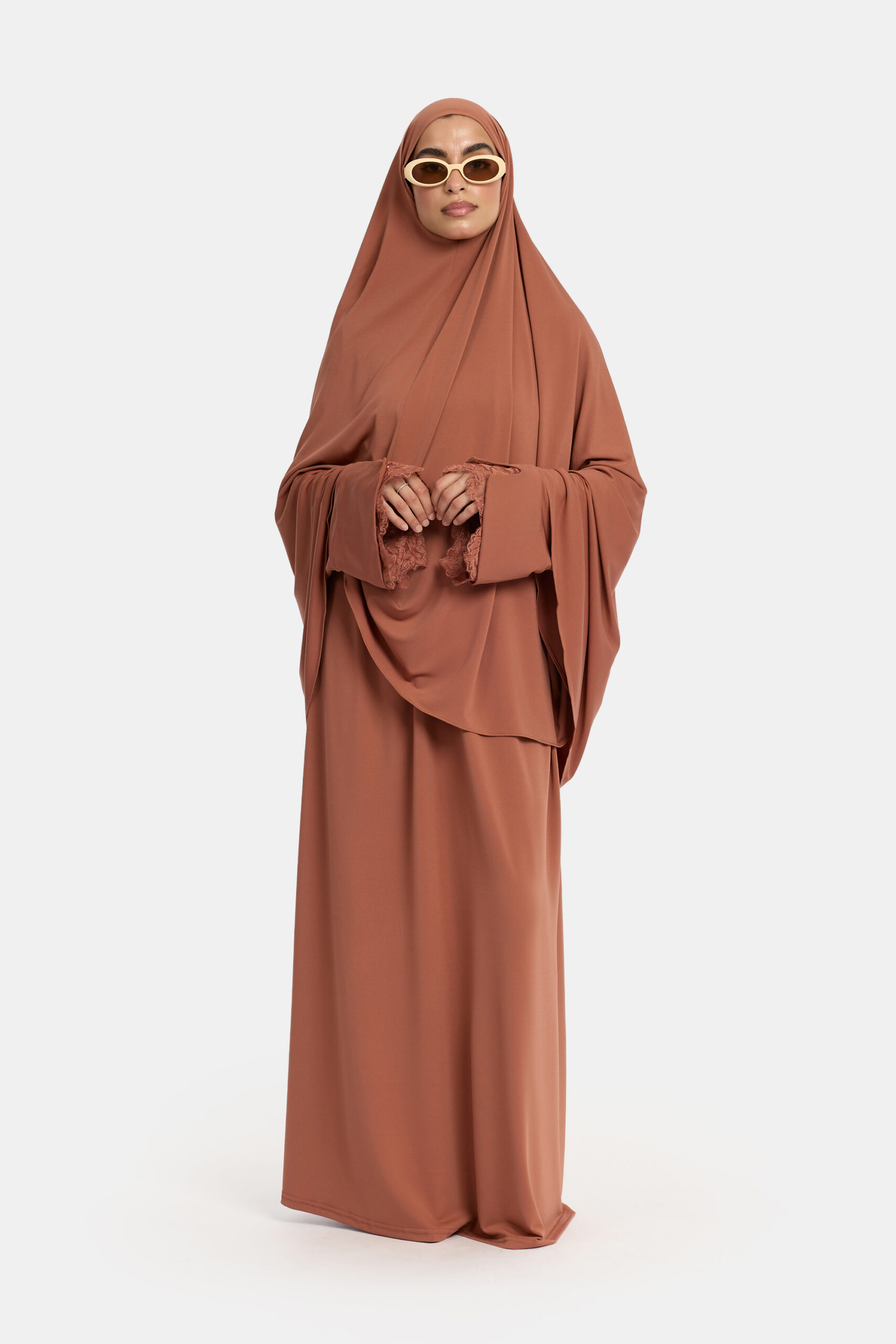 JERSEY LACE - DUSTY BLUSH